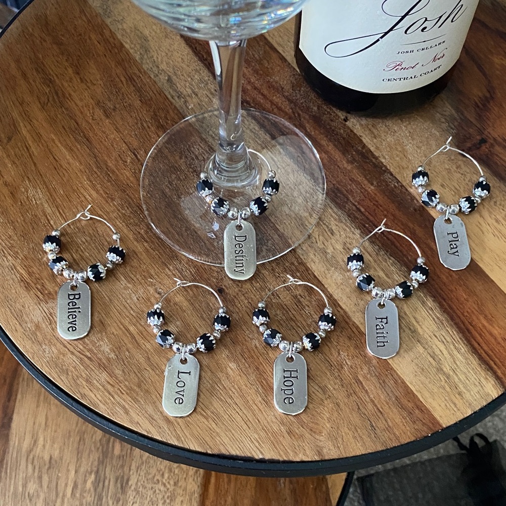 Wine Glass Charms - Set of 6